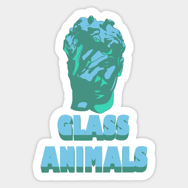 Glass Animals Dreamland (Head and Logo) Sticker by SpareFilm